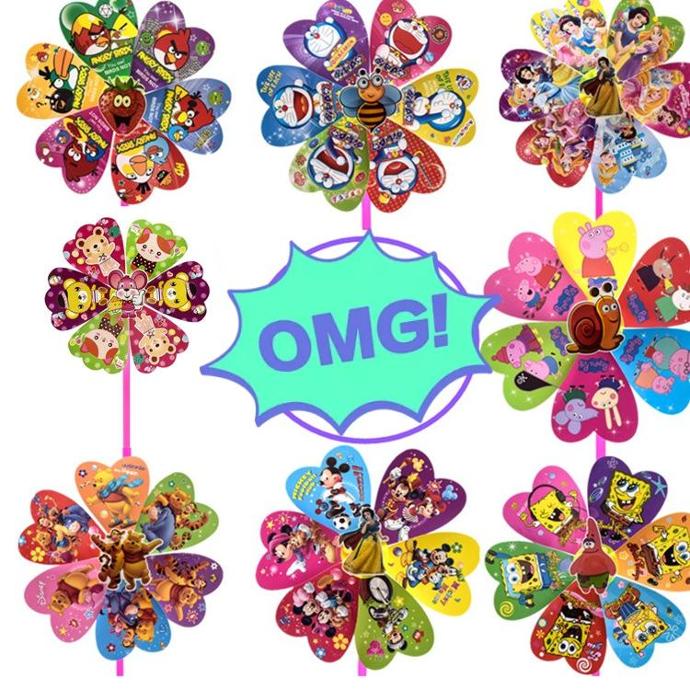 Chong Chóng nhựa cầm tay giá rẻ nhiều hình