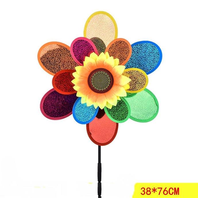 Chong chóng Hoa Hướng Dương 2 tầng 40cm