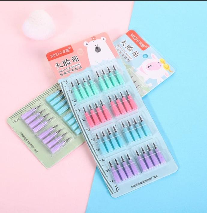 Vỉ 32 ruột bút chì khúc HB MIZHI