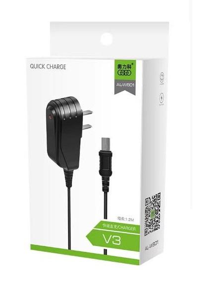 Bộ sạc Liền Aoleaky cổng V3 w601 1.2m