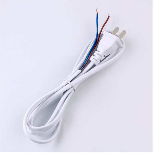 [WHNR0234] Dây cáp điện màu trắng có phích cắm dài 1.2m