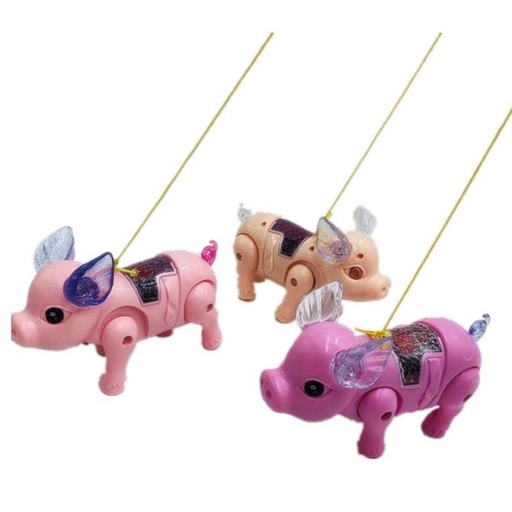 [WHNR00377] Đồ chơi heo di động phát sáng có nhạc