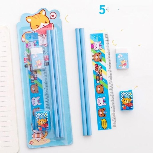 [WHNR000001] Bộ Đồ Dùng Học Tập Cho Bé 5 Món