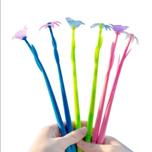 Bút Gel Silicone Hoa Đổi Màu